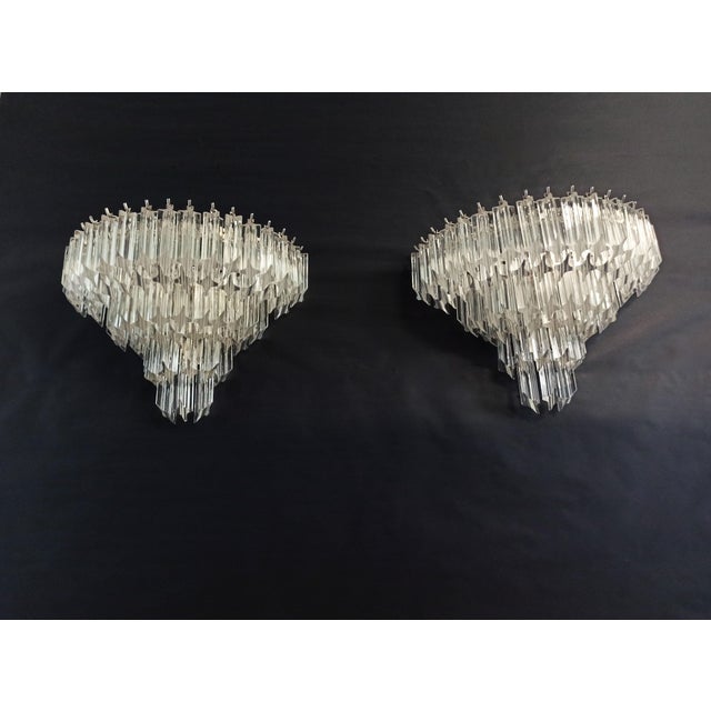 Vintage Murano Wall Sconces, 1990s, Set of 2 For Sale - Image 9 of 18