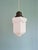 Metal Art Deco Skyscraper Pendant Light in White Opaline, 1920s For Sale - Image 7 of 11