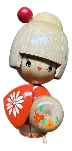 Vintage Kokeshi by Ishida Waichi, Japan, 1970s