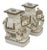 White Hollywood Regency Gold & White Elephants Garden Stools - a Pair For Sale - Image 8 of 8