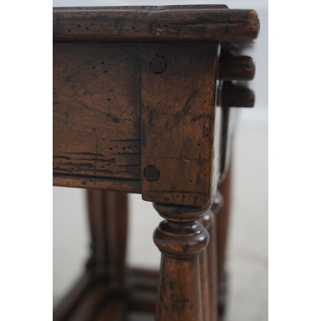 Guy Chaddock Jacobean Distressed Oak Nesting Tables For Sale - Image 13 of 17