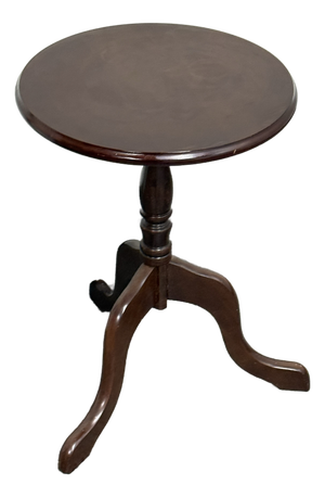 Bombay Company Round Tripod Pedestal Accent Table, Dark