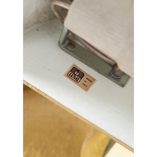 1960s Vintage Floor Lamp in Brass and Bronze with Double Tilting Light by Lumi Milano, 1960s For Sale - Image 5 of 7