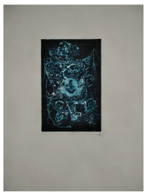 Antoni Clave, Untitled, 1990, Engraving & Lithograph, Framed