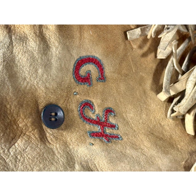Antique Native American Cree Indian Embroidered Rifle Scabbard For Sale - Image 4 of 10