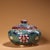 Vintage Chinese Cloisonné Enamel Gilt Lidded Jar – Floral Motif For Sale In Los Angeles - Image 6 of 10