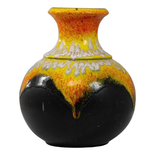 20th Century German W. Germany Ceramic Vase For Sale