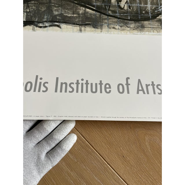 Jasper Johns, Figure 2, 1963, Paper, in Very Good conditions. Designed from 2000