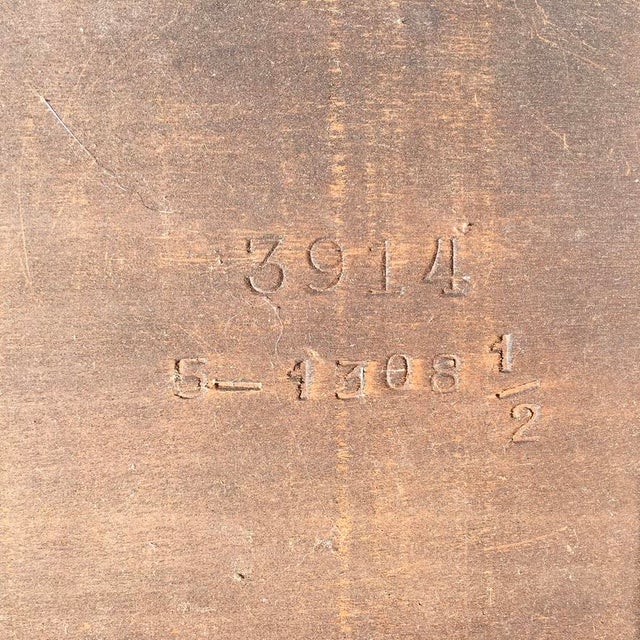 Mid 20th Century Romweber Viking Oak Copper Top Plant Stand For Sale In Chicago - Image 6 of 6