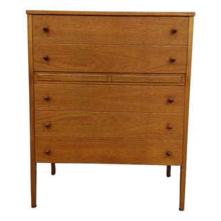 Vintage Mid Century Modern Teak Dresser For Sale
