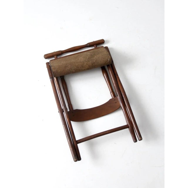 Antique Readsboro Chair MFG Co Folding Camp Chair For Sale - Image 6 of 13
