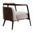 Essex Beige Velvet Armchair by Javier Gomez For Sale - Image 6 of 6
