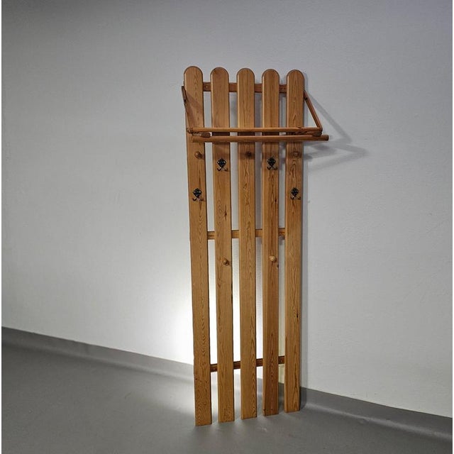 Pine Wood Coat Rack For Sale - Image 11 of 18
