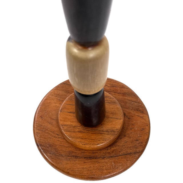 Antique Early 1900s Folk Art Handmade Cattle Horn Trophy Cup / Loving Cup W/ Mahogany Wood Base - 15.5" H For Sale - Image 17 of 18