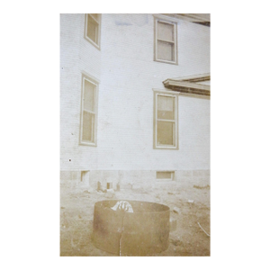 Early 20th Century Photograph Badger in a Barrel RPPC