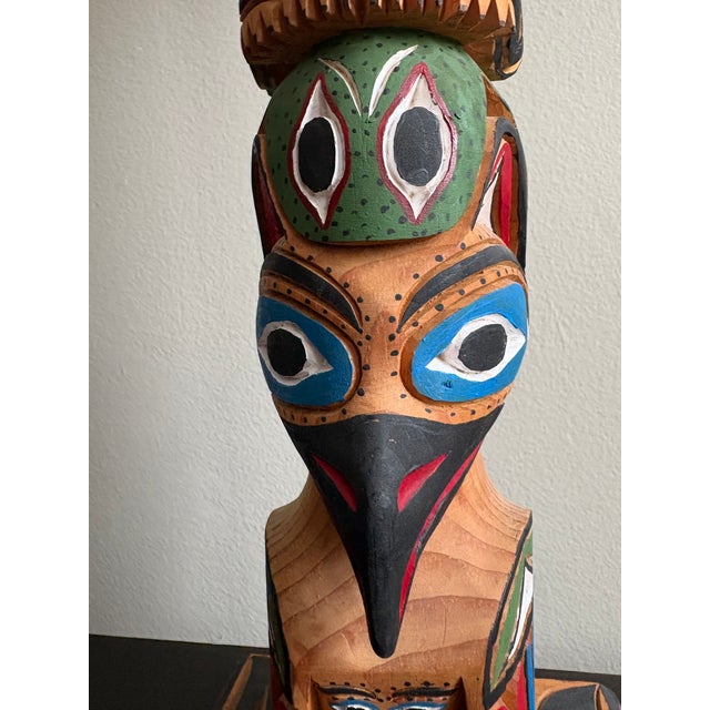 Wood Sculpture - Totem by Rick Williams For Sale - Image 7 of 16