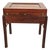 19th Century English Victorian Mahogany Brass-Mounted Box on Later Custom Stand For Sale