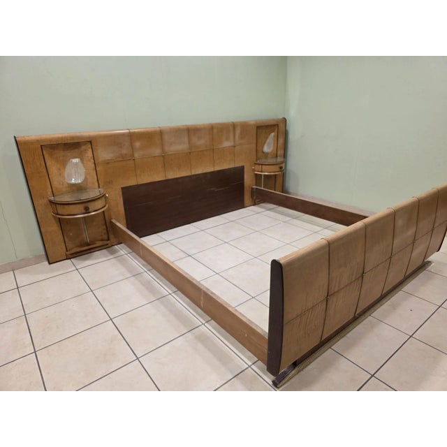 Art Deco Bed, 1940s For Sale - Image 4 of 8