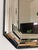Wood Large Vintage Deknudt Full Length Beveled Panel Mirror – Silver and Black, Belgium, 1980s For Sale - Image 7 of 9