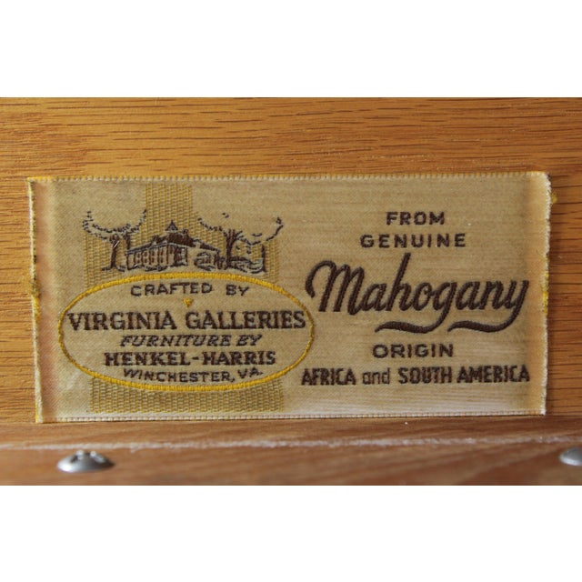 Henkel Harris Mahogany Georgian Style Dresser For Sale - Image 18 of 18