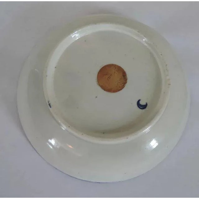 18th Century Chinese Style Worcester Blue & White Porcelain Saucer Dish For Sale In New York - Image 6 of 9