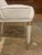 2020s Caracole Transitional Cream Upholstered Side Chair With Gold Ferrules & Painted Wood Frame For Sale - Image 5 of 7