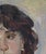 Realism 1980s Portrait Painting, Young Girl, Ukrainian Soviet Art 32-27 For Sale - Image 3 of 6