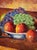 1930s Jean Lehmann, Still Life with Apples and Grapes, 1931, Oil on Canvas For Sale - Image 5 of 14