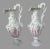 White Pair of Antique Parian Bisque Porcelain Grape & Leaf Decorated Ewers For Sale - Image 8 of 12