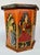 Vintage Indian Mughal Style Hand Painted Octagonal Dowry Box For Sale - Image 4 of 15