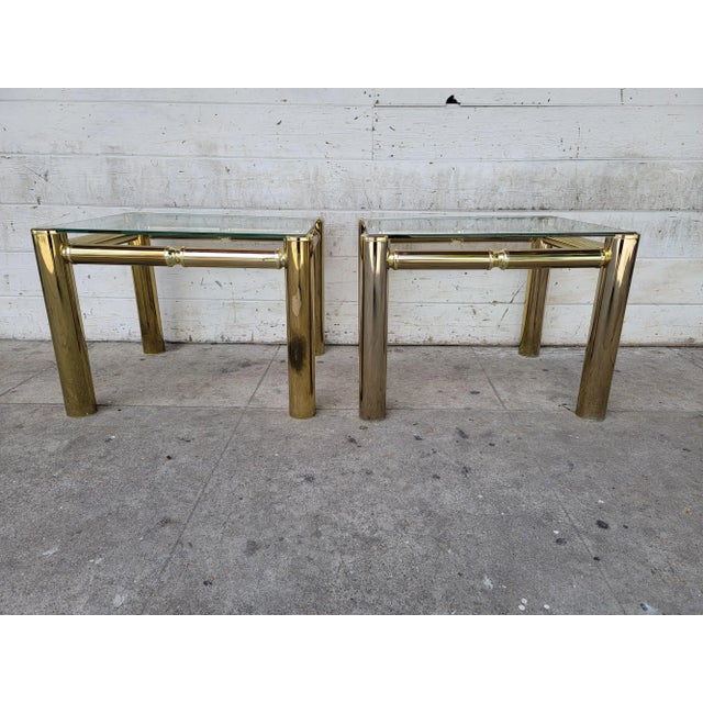 1980s Two Mastercraft Style Side Tables For Sale - Image 18 of 18