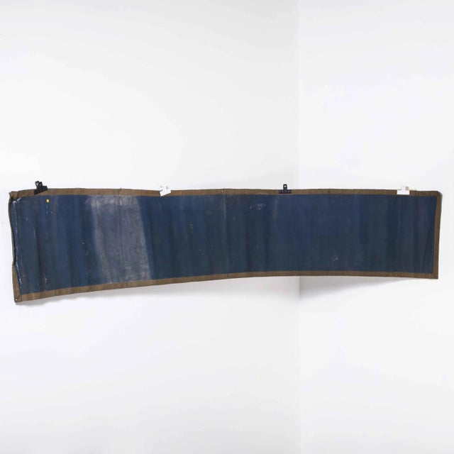 Black & Red Canvas Advertising Pigeon Voyageur Banner, 1950s For Sale - Image 11 of 12