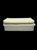 Traditional Vintage Huge Braided Off White Wicker Upholstered Yellow Blue Plaid Regency Bench For Sale - Image 3 of 10