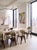 Silhouette Dining Chair in Embroidered Fabric from Insidherland For Sale - Image 9 of 11