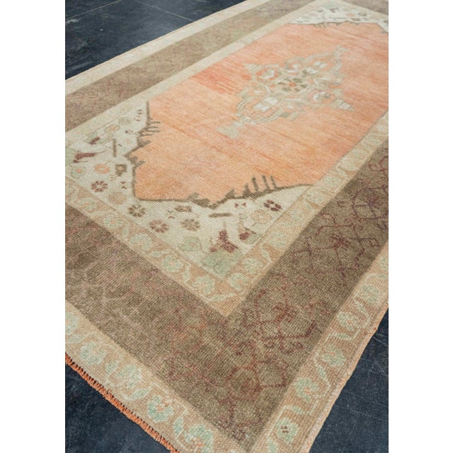 Textile Turkish Vintage Rug 4' x 7'3" #21002 For Sale - Image 7 of 8