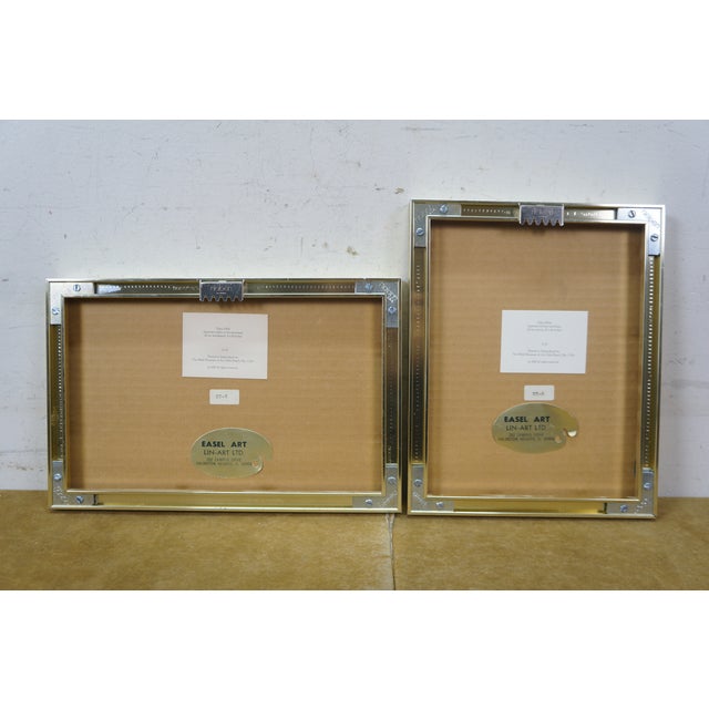 1980s Edna Hibel Japanese Ladies at Mountain & Mother Baby Oil Paintings - Set of 2 For Sale - Image 11 of 15