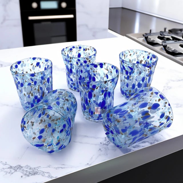 Murano Glasses from YourMurano, Set of 6 For Sale - Image 7 of 10