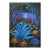 “Blue Moon” Abstract Garden Oil on Canvas Painting by Mary Alice Copp - For Sale
