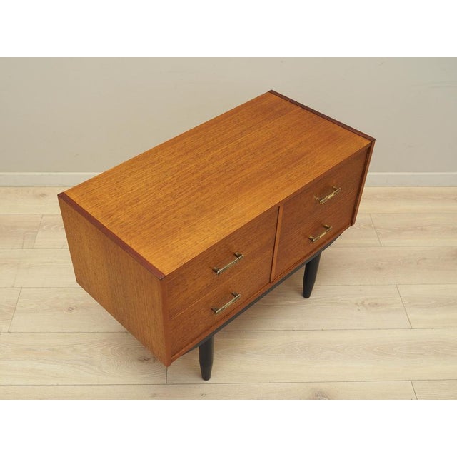 Vintage Danish Teak Chest of Drawers, 1970s For Sale - Image 6 of 8