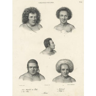 After L.A. de Sainson, Various Inhabitants of Tonga Tabu, 1836, Print For Sale