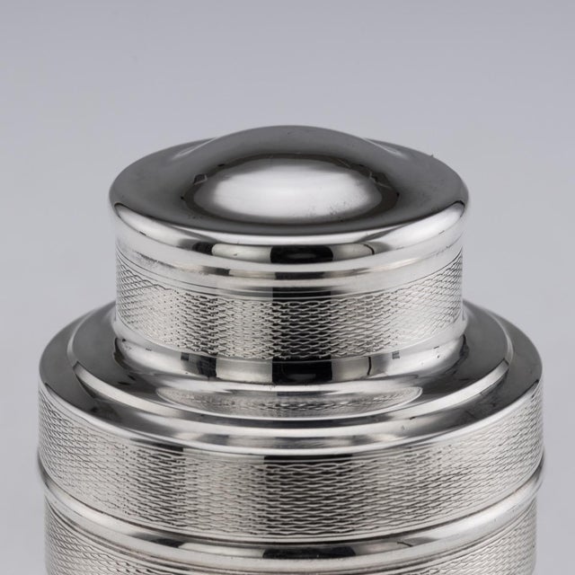 Silver 20th Century English Silver Travel Cocktail Shaker, 1950s For Sale - Image 8 of 12