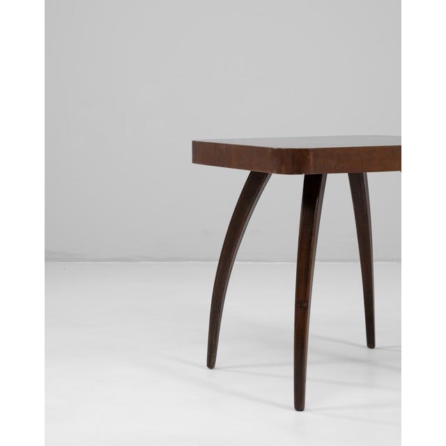 Jindrich Halabala 1960s Czech Walnut Spider Table By J. Halabala For Sale - Image 4 of 18