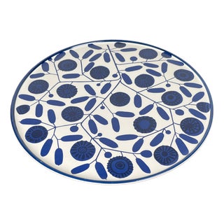 Large Mid-Century Modern German Ceramic Stockholm Series Plate from Melitta, 1960s For Sale