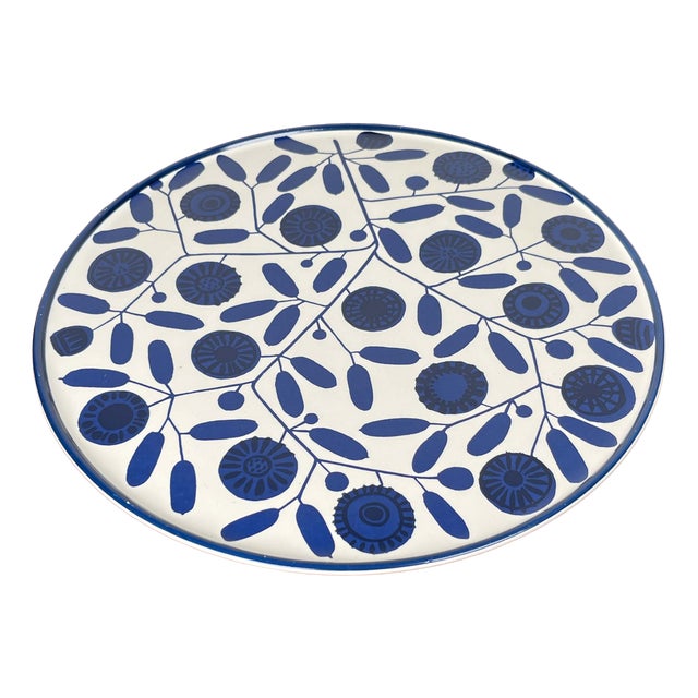 Large Mid-Century Modern German Ceramic Stockholm Series Plate from Melitta, 1960s For Sale