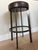 Custom Leather Top Bar Stools For Sale In San Francisco - Image 6 of 7