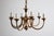Large Italian Brutalist Bronze Chandelier, 1960s For Sale - Image 13 of 13