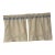 Beige Bistro Curtains 15x15 Set of 2 Panels For Sale