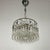 Metal Small Vintage Crystal Chandelier, 1940s For Sale - Image 7 of 7