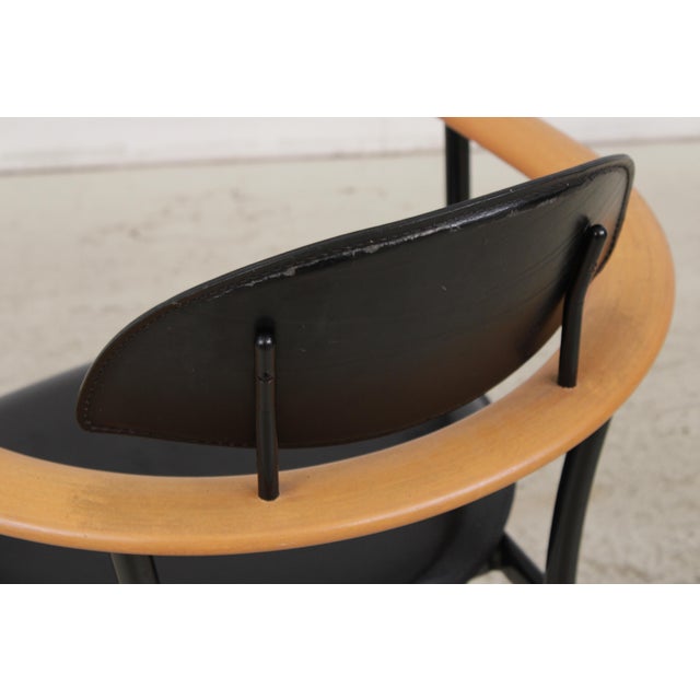 Arrbem Set of 4 Stiletto Arm Dining Chairs For Sale - Image 15 of 17
