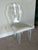 Stunning set of eight (8) vintage Hollywood Regency style lucite dining chairs manufactured by Acrylicore Inc. (Handmade...